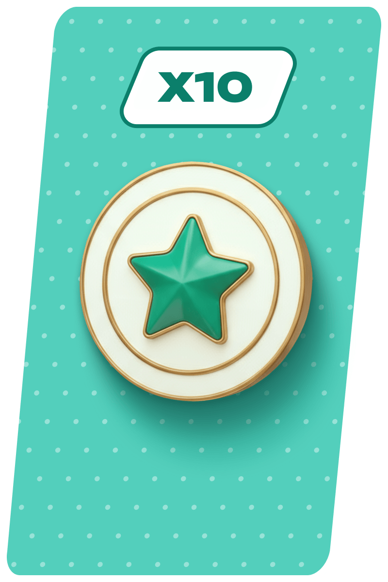 Win with x10 multiplier