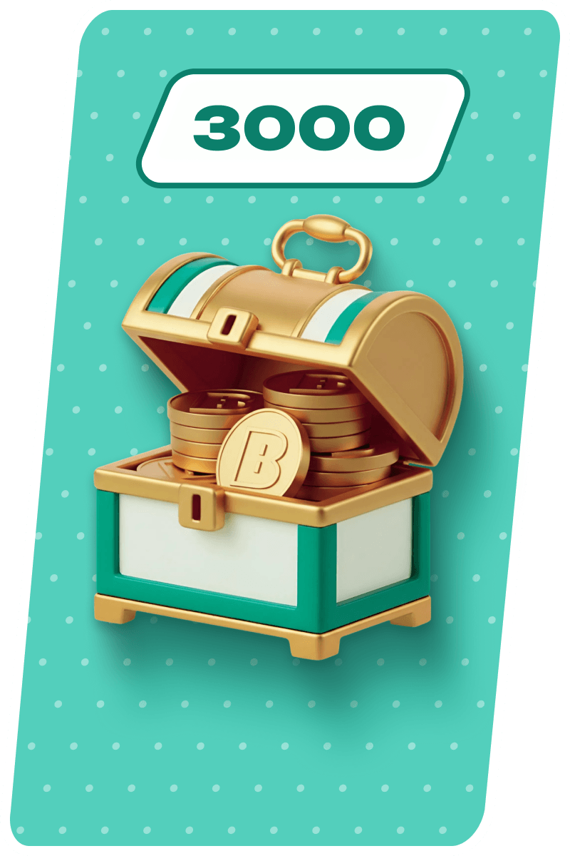 Accumulate 3000 coins